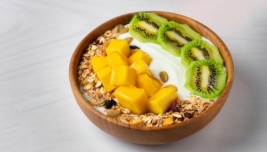 Greek Yogurt Bowl With Fruit & Nut Muesli (V)