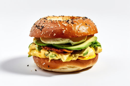Scrambled Egg & Watercress Bagel