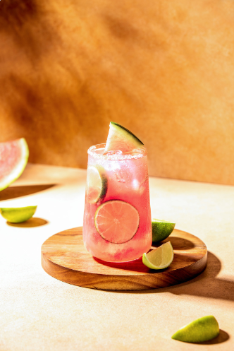 Watermelon And Raspberry Cooler