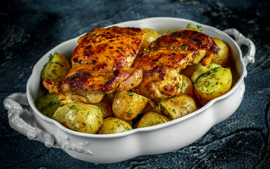 Roast Dinner with Broccoli & Peas