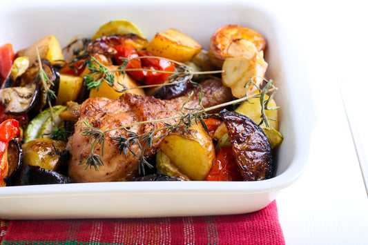 Roast Chicken and Vegetable Traybake