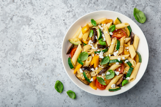 Green, Red & Yellow Pasta Salad
