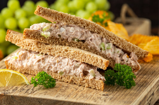 Tuna Mayo and Cucumber Sandwich